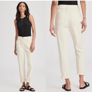 Paige Relaxed Drew Straight Quartz Sand Pants Size 30